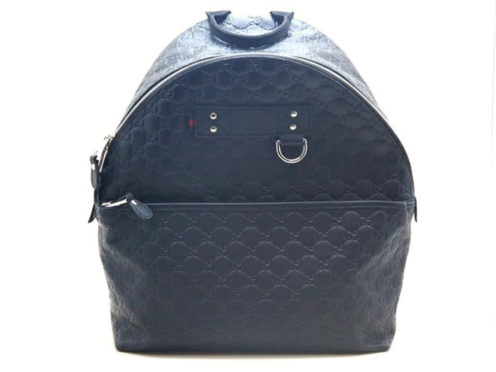 Gucci Bag Backpack Gucci Guccissima Black
